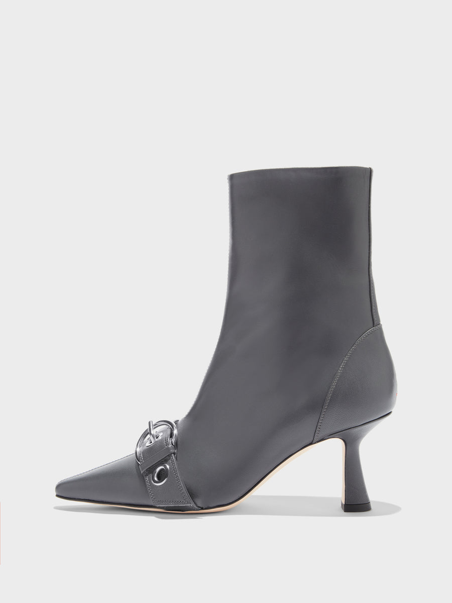 Halima Eyelet Pointed Boots