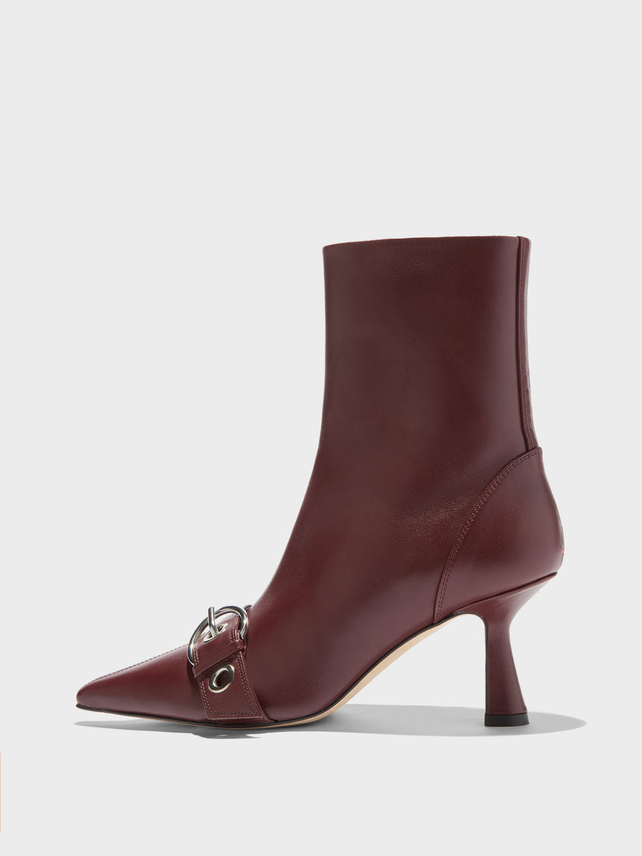Halima Eyelet Pointed Boots