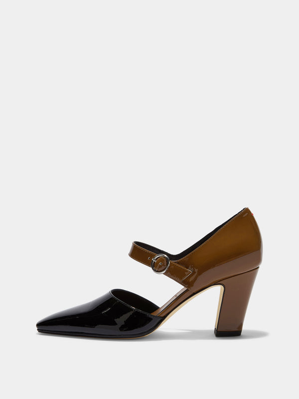 Isidora Duo-Tone Mary-Jane Pumps