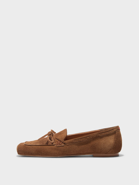 Jasper Leather Flats, Loafers | Tobacco Suede