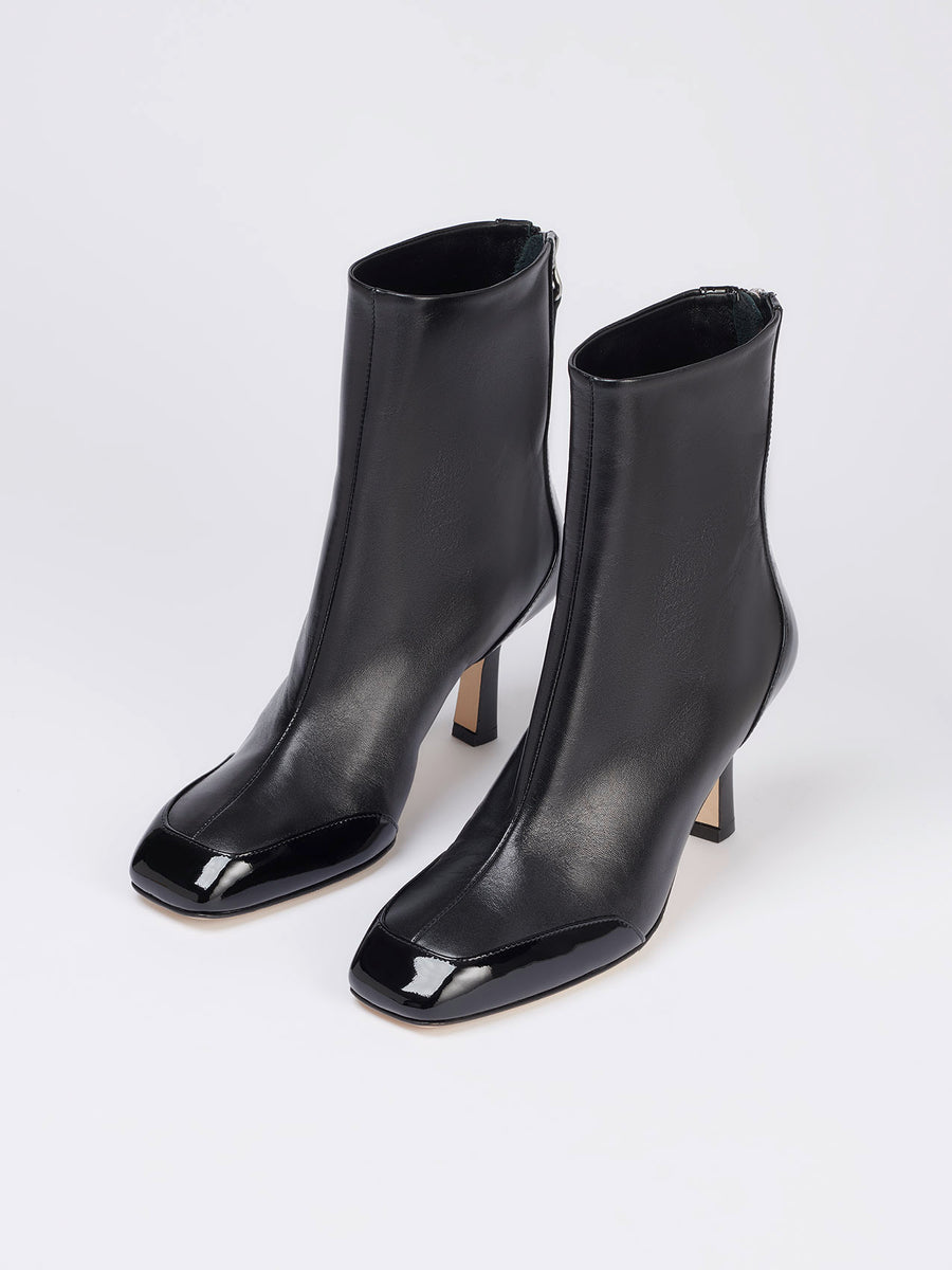 Lily Black Nappa/Patent