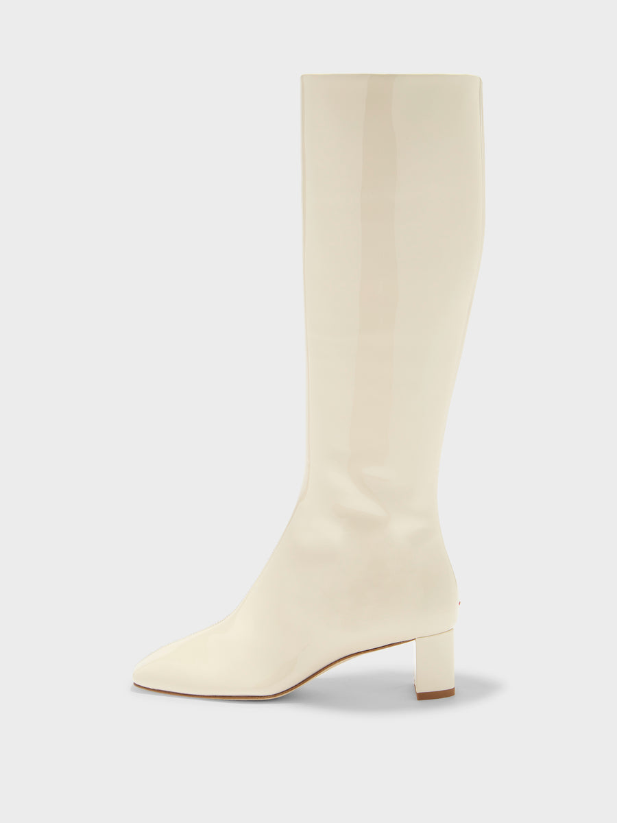 Marty Patent Knee-High Boots