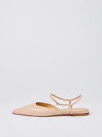 May Leather Flats - Image 1
