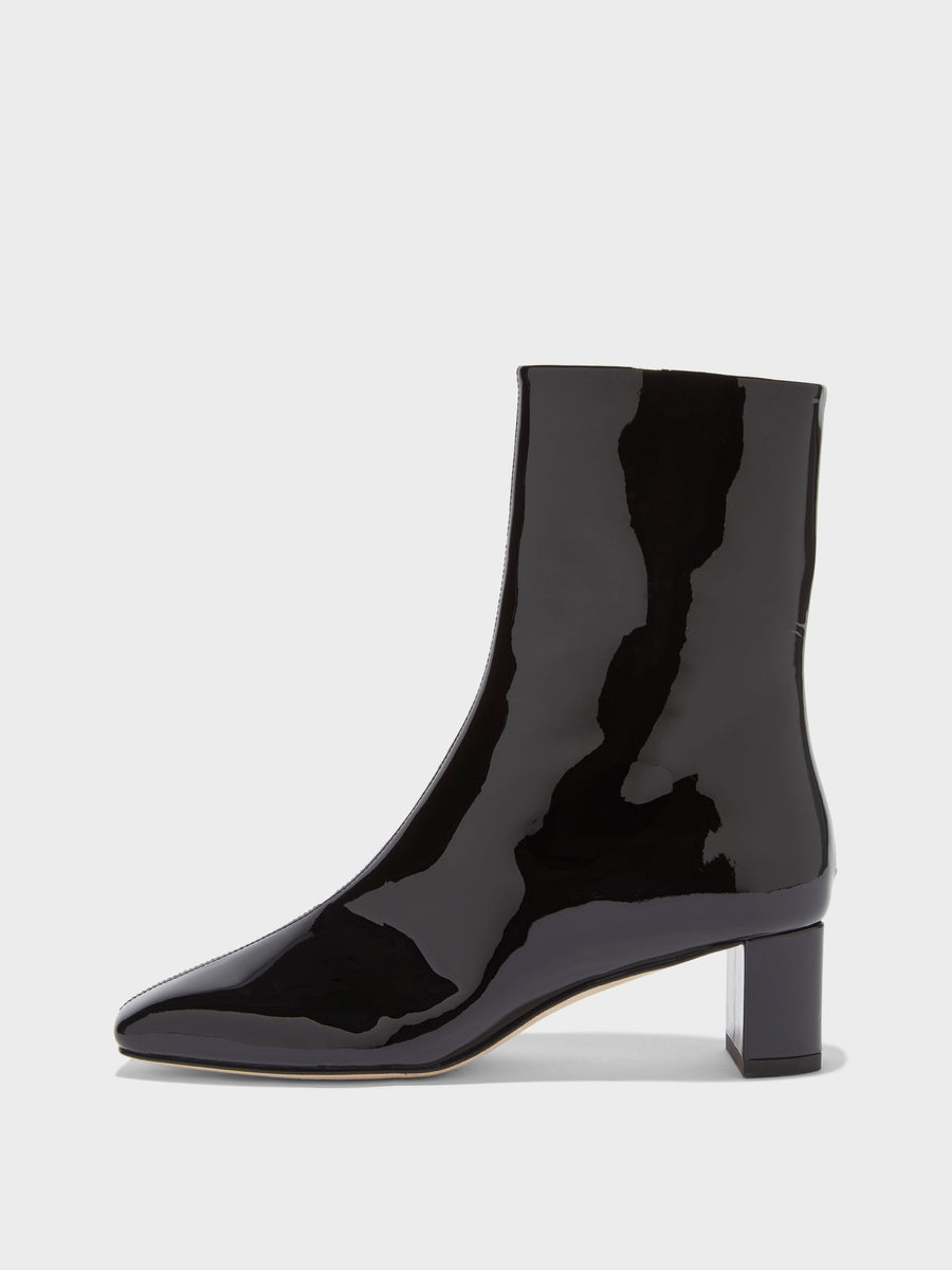 Millie Patent Ankle Boots