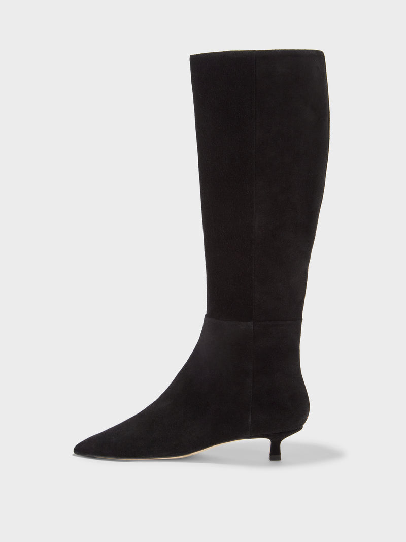 Sabrina Suede Knee-High Boots