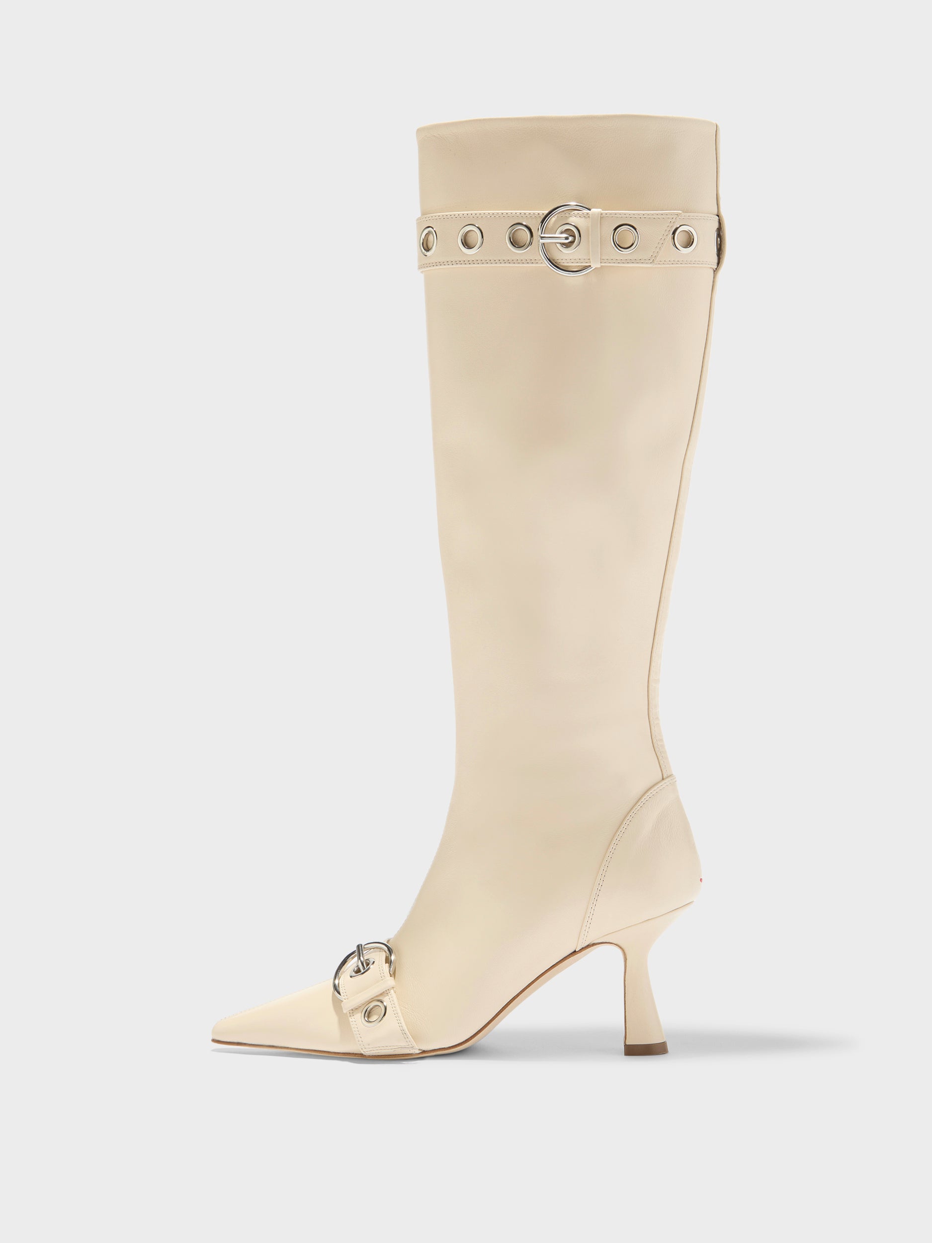 Vivian Eyelet High Boots - Image 1