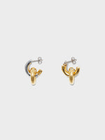 Cyrus Palladium-Plated Hoop Earrings - Image 1