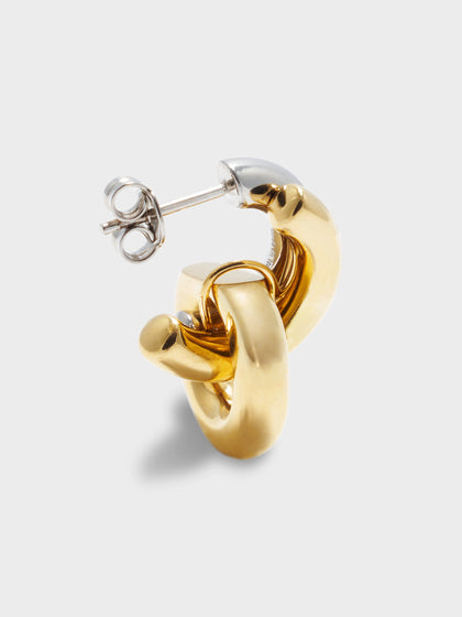 Aeyde | Cyrus Palladium-Plated Hoop Earrings