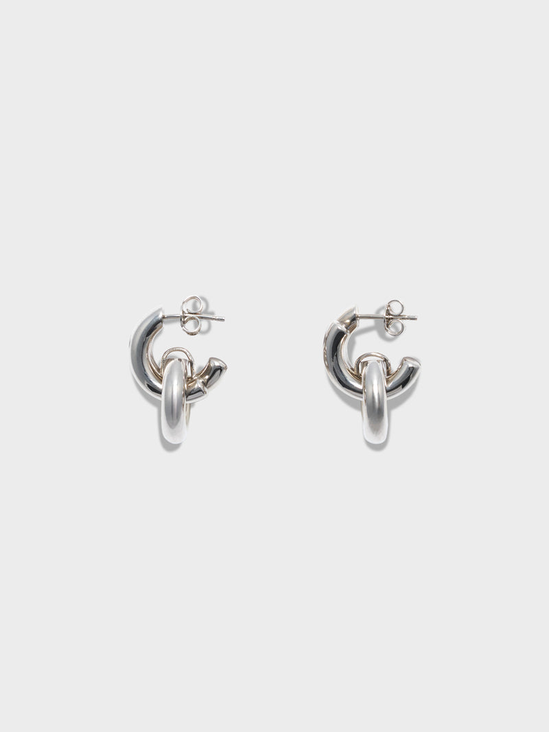 Cyrus Palladium-Plated Hoop Earrings