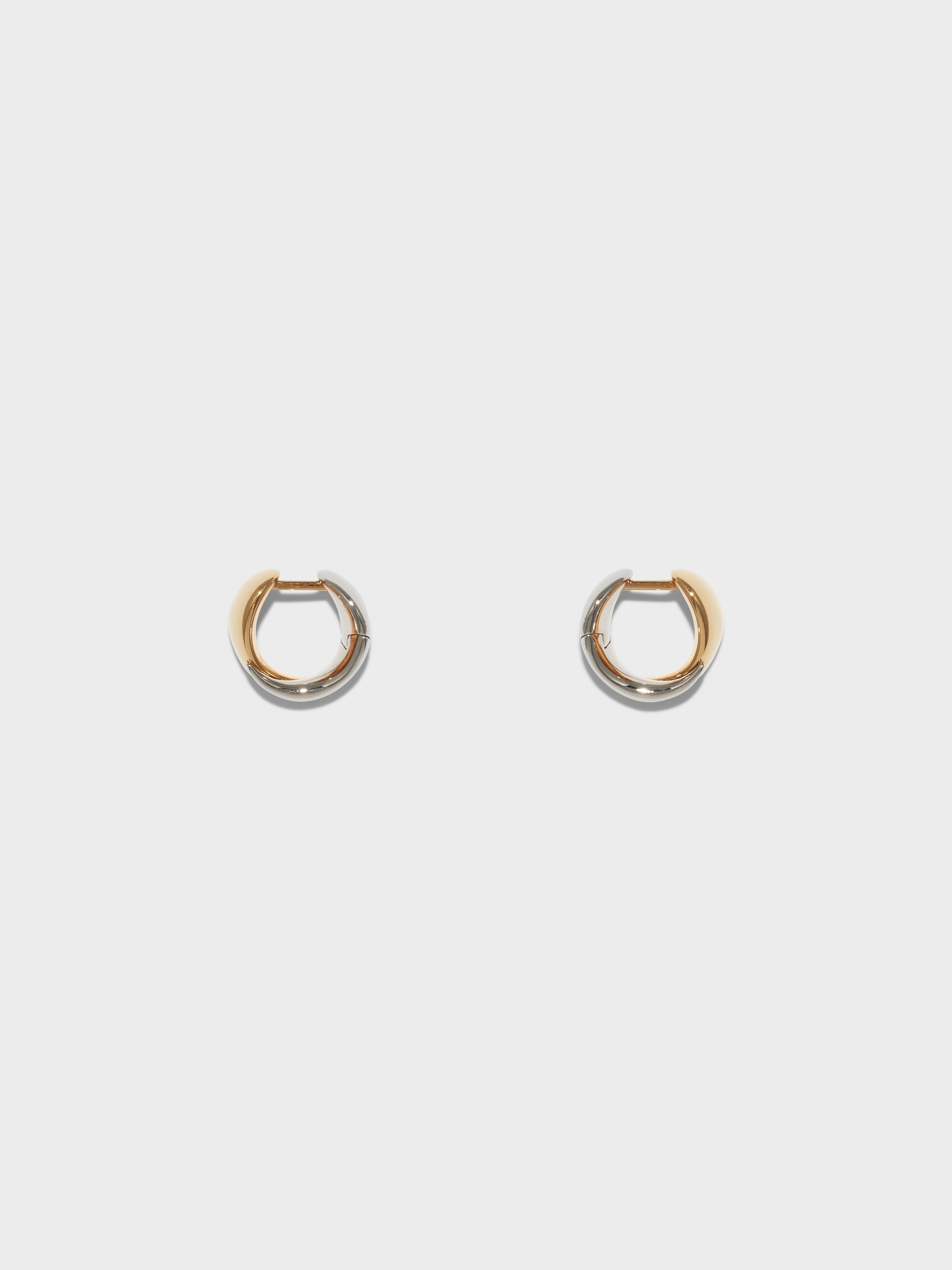 Junior Small 18kt Gold and Palladium-Plated Earrings - Image 1