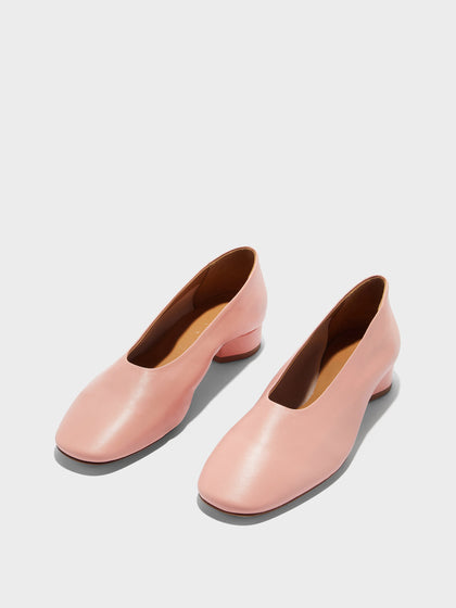 Delia Leather Flats
