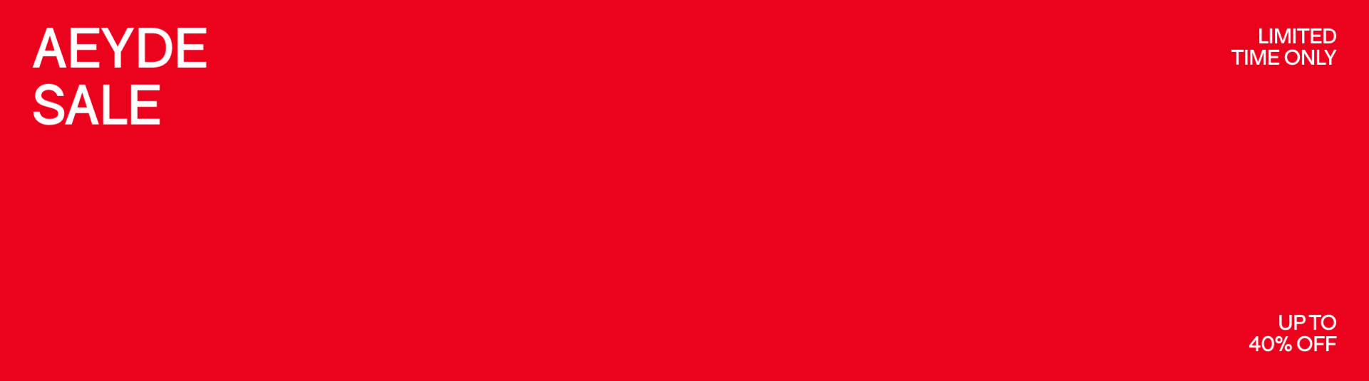 Archive Sale Banner