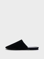 Rega Suede Round-Toe Mules - Image 1