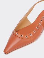 Tizia Leather Slingback Flats - Image 3