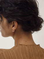 Ada Mini 18kt Gold-Plated Hoop Earrings - Image 4