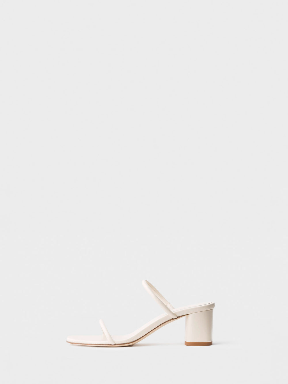 Elidie Leather Shearling Sandals (Black-Cream)