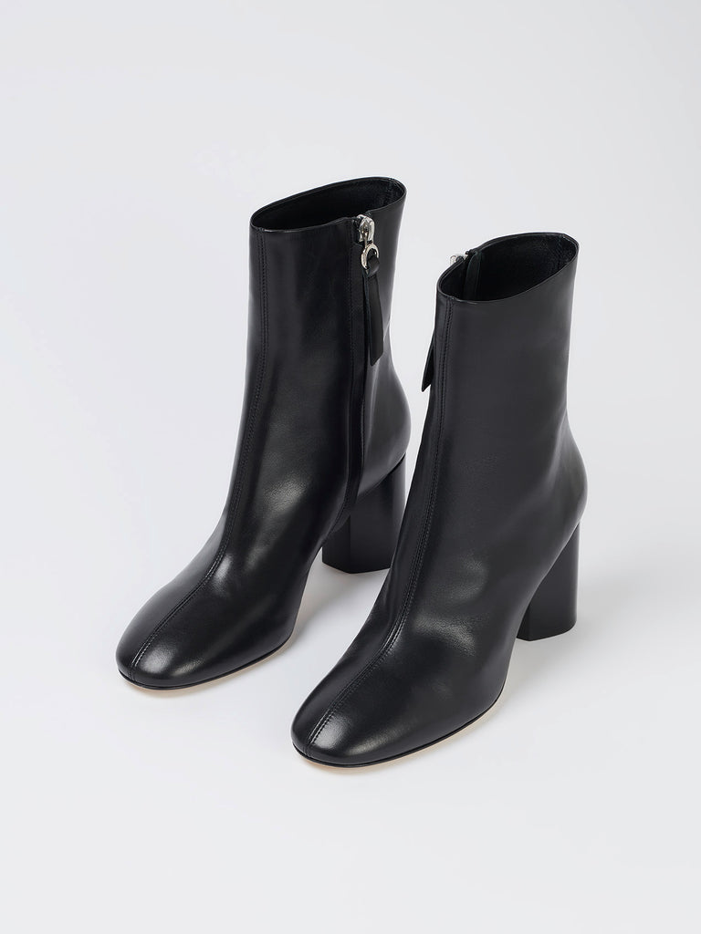 Aeyde | ALENA Black Tall Ankle Boot