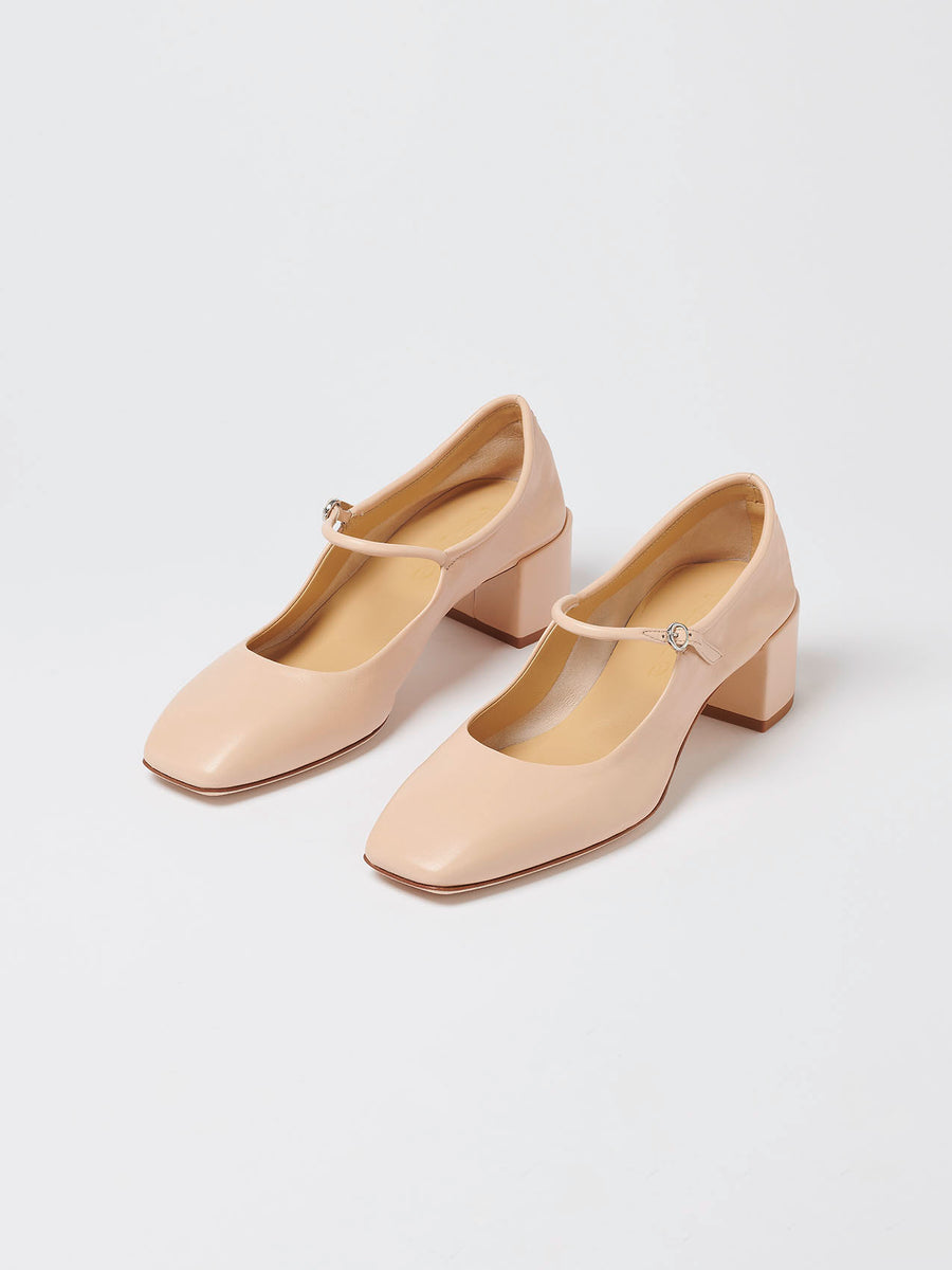 Aline Leather Mary-Jane Pumps