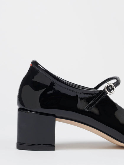 Aeyde  ALINE Black Mary Jane Pump