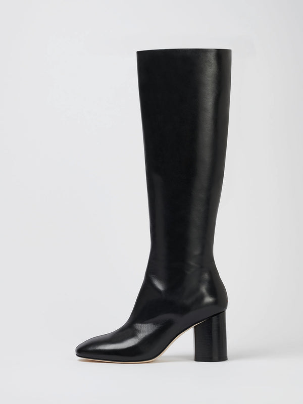 Aeyde | HENRY Black Knee-High Riding Boot