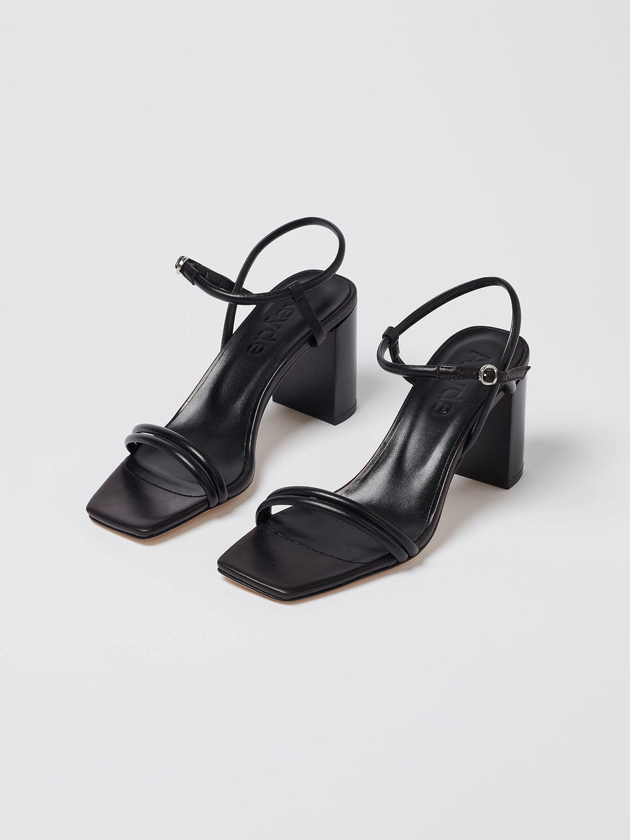 Helene Leather Slingback Sandals