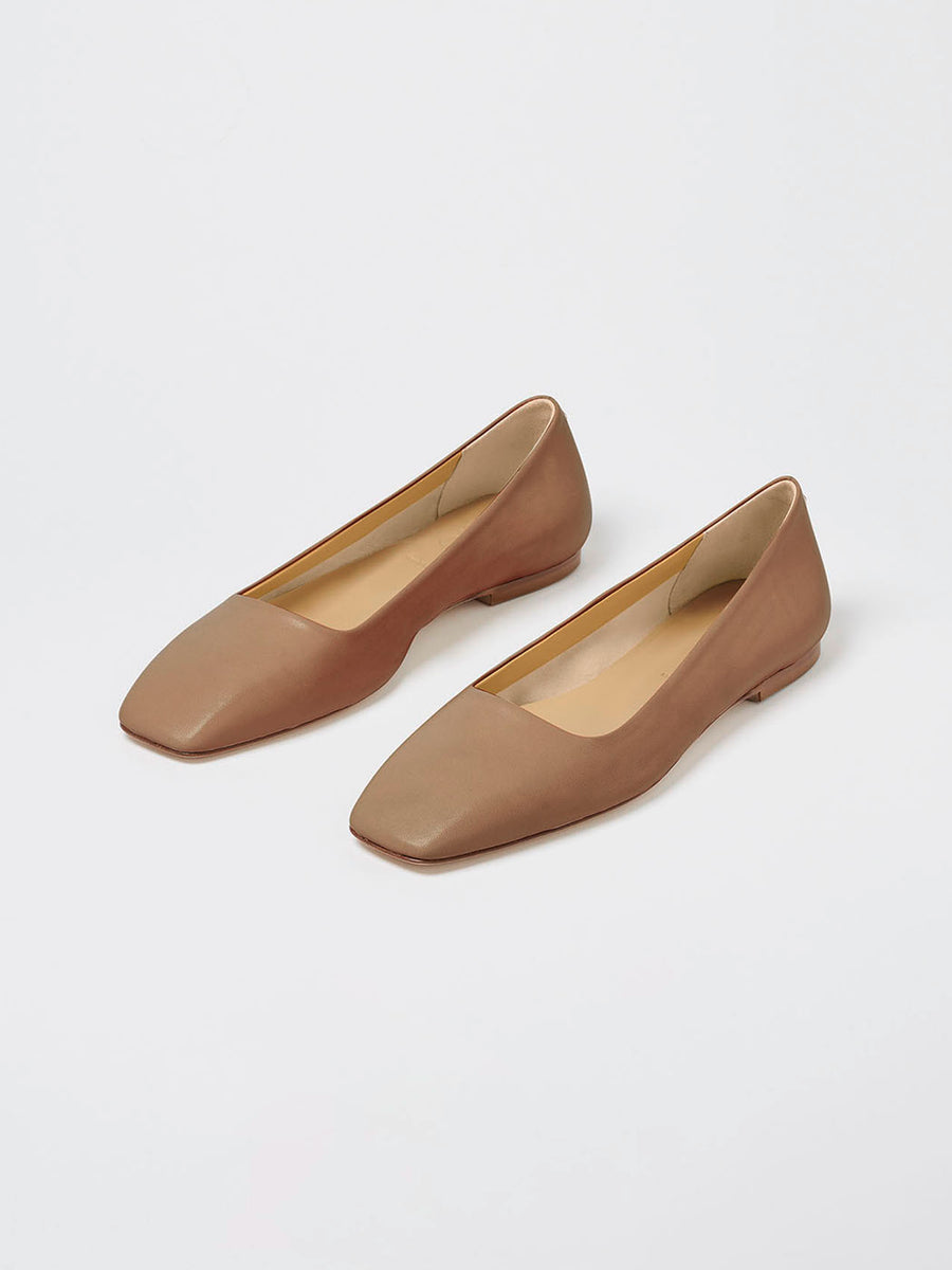 Ida Leather Ballet Flats