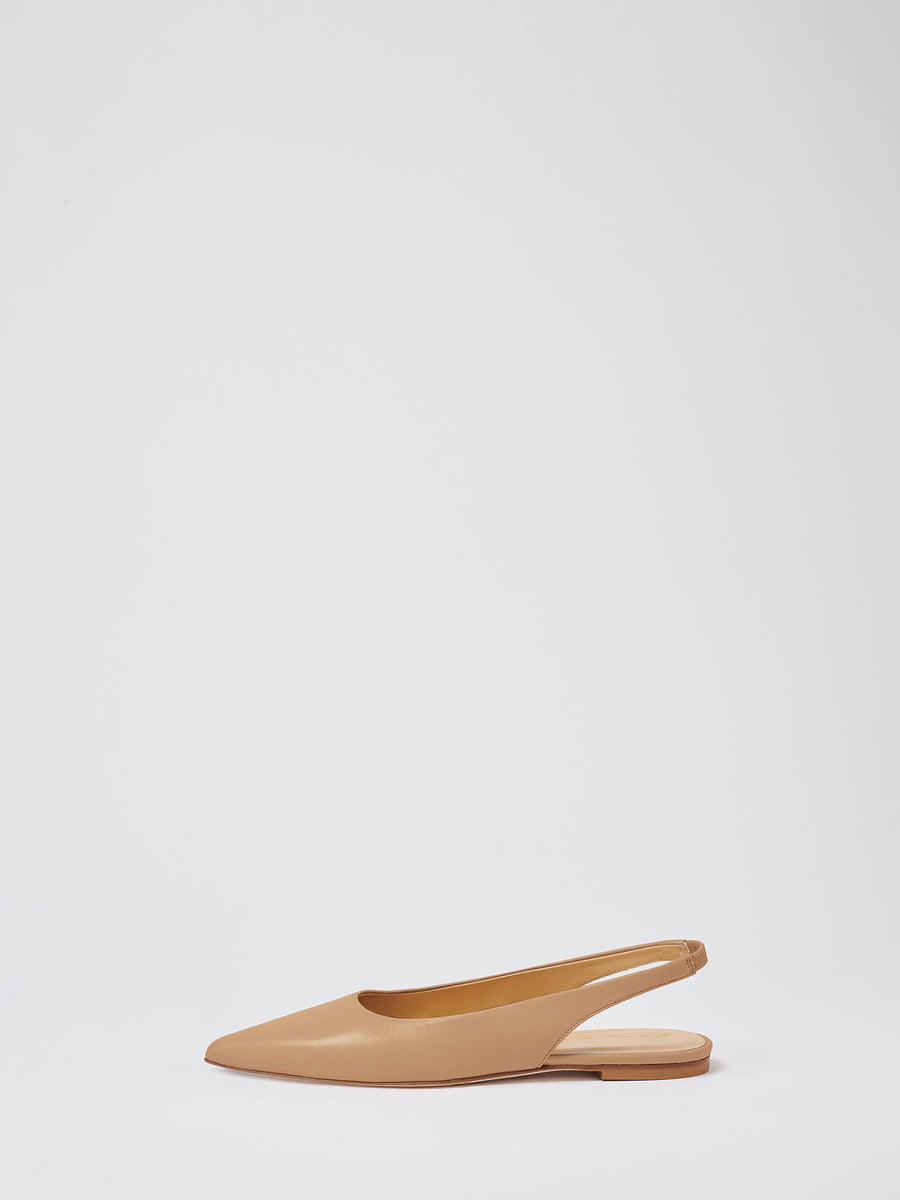 Rae Leather Slingback Flats