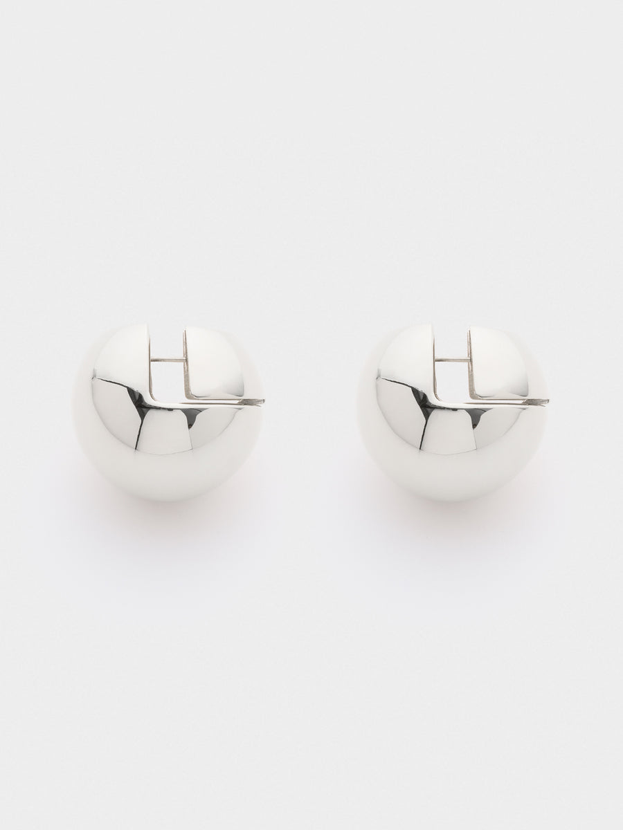 Alice Large Palladium-Plated Earrings