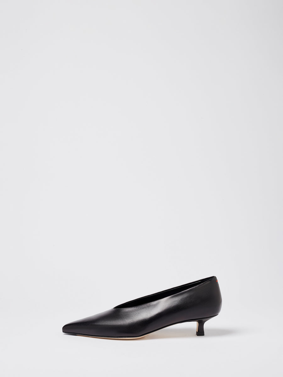 Clara Black Nappa