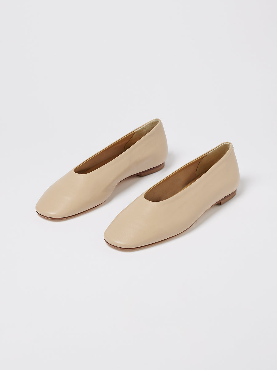 Kirsten Leather Ballet Flats