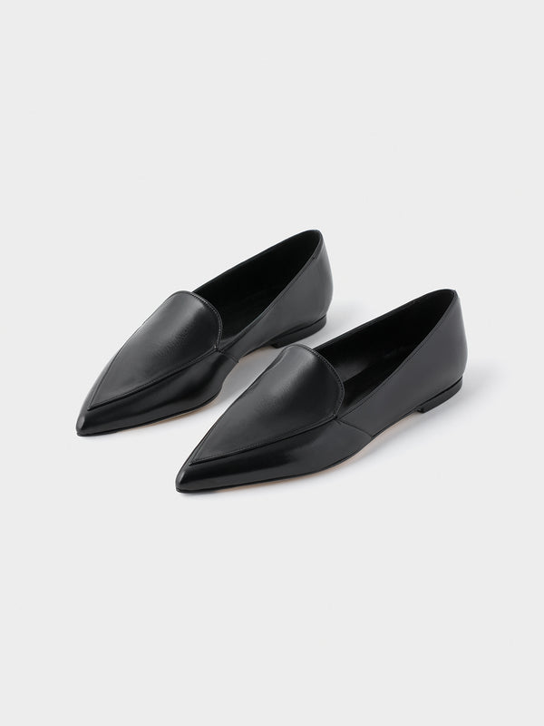 Aeyde | RUTH Black Leather Loafer