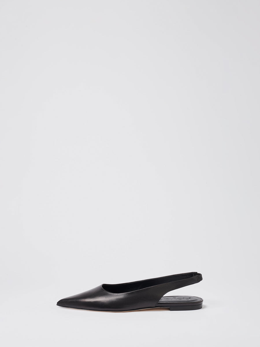 Rae Leather Slingback Flats