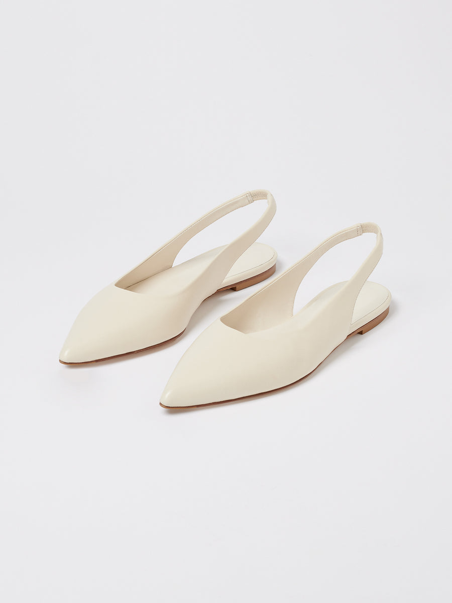 Rae Leather Slingback Flats