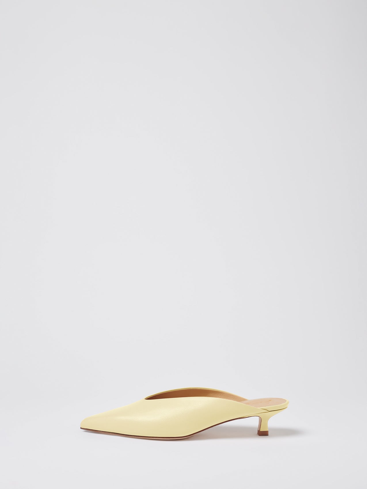 Aeyde | Stella Butter Nappa Leather  for Women |  | Pointed Toe | Low Heel | Side View
