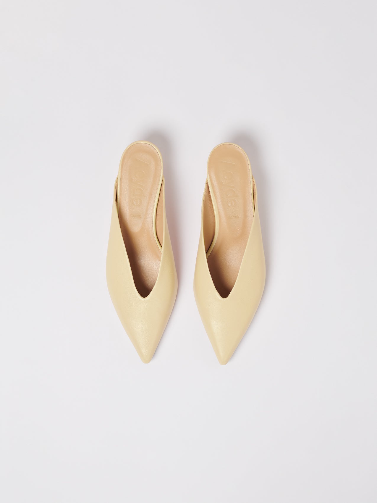 Aeyde | Stella Butter Nappa Leather  for Women |  | Pointed Toe | Low Heel | Front View