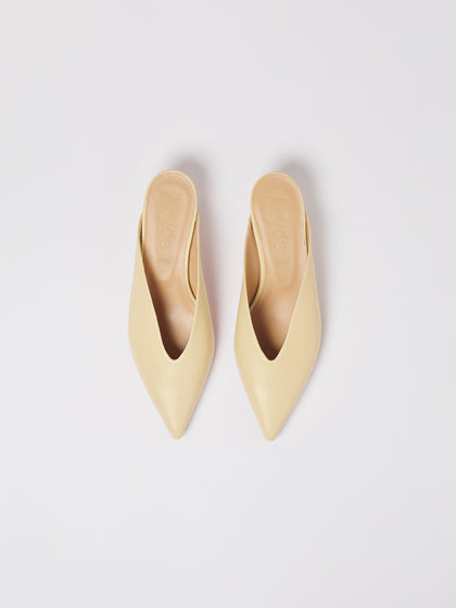 Aeyde | Stella Butter Nappa Leather  for Women |  | Pointed Toe | Low Heel | Front View