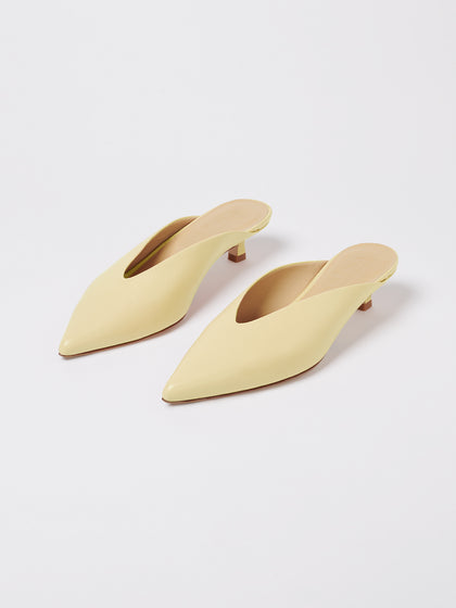 Aeyde | Stella Butter Nappa Leather  for Women |  | Pointed Toe | Low Heel | Heel Details