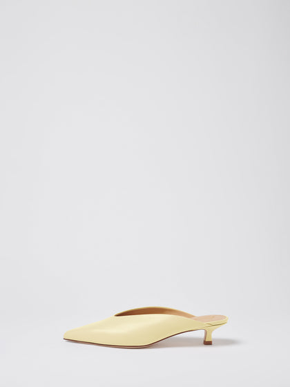 Aeyde | Stella Butter Nappa Leather  for Women |  | Pointed Toe | Low Heel | Side View